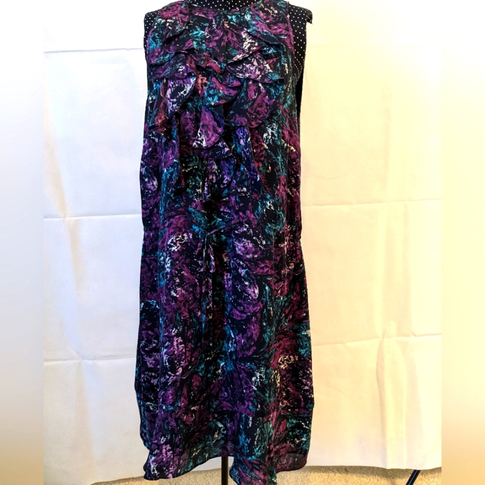 Classiques Entier sleeveless ruffle front dress